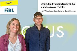 Véronique Chevillat und Daniel Böhler lächeln in die Kamera