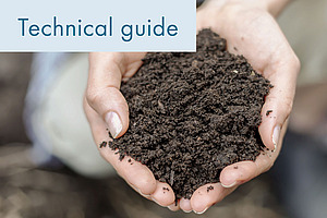 Cover photo: Use of compost in medicinal and aromatic plant production.