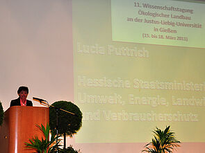 Frau Lucia Puttrich, Hessische Staatsministerin für Umwelt, Energie, Landwirtschaft und Verbraucherschutz