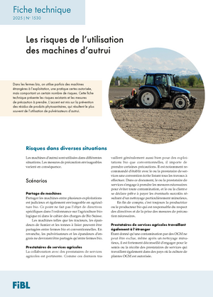Les risques de l'utilisation des machines d'autrui