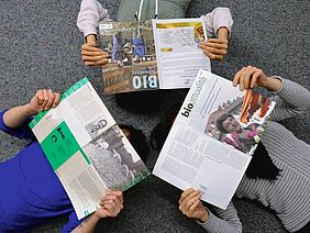 Trois numéros de la magazine "Bioactualités".