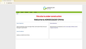 Startseite Agroecology EPrints.
