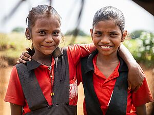 Anita Chouhan and her friend Rojni.