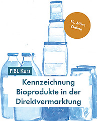 Illustration von Behältern.