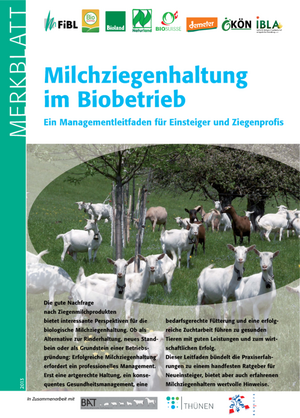 Milchziegenhaltung im Biobetrieb