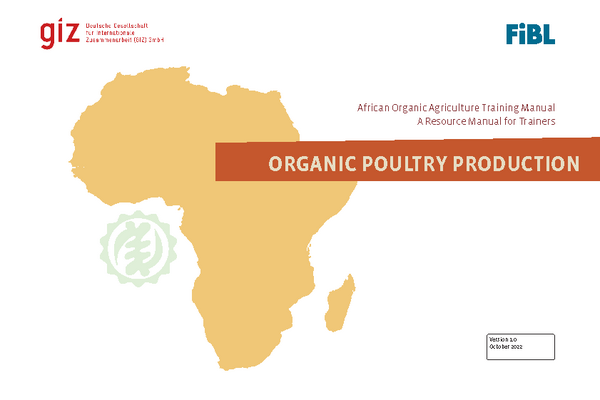 Cover Organic poultry production