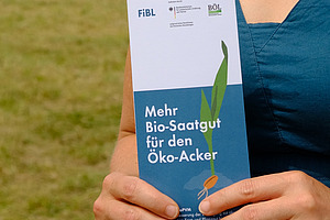 Flyer einer Saatgut-Konferenz