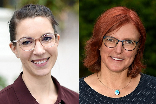 Portrait zweier Frauen.