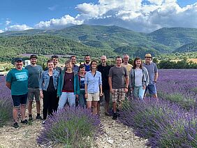 Gruppenfoto Lavendel-Exkursion