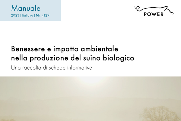 Cover: Benessere e impatto ambientale nella produzione del suino biologico