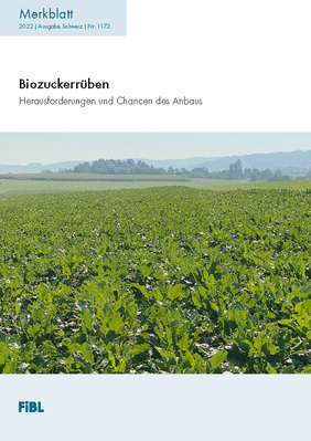 Cover Merkblatt Biozuckerrüben
