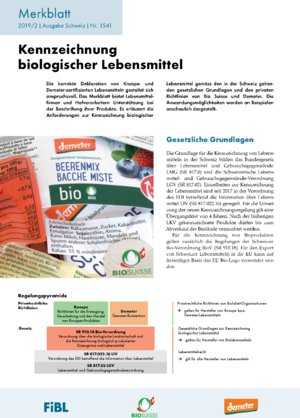 Kennzeichnung biologischer Lebensmittel