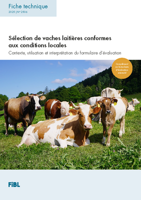 Cover Fiche technique: Sélection de vaches laitières conformes aux conditions locales.