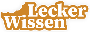 Logo mit Schriftzug "Leckerwissen".