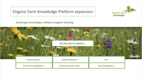 Startseite der Organic Farm Knowledge