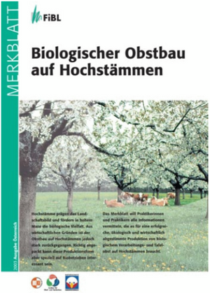 Biologischer Obstbau auf Hochstämmen