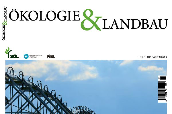 Cover der Zeitschrift Ökologieund Landbau, Ausgabe 3/2025.