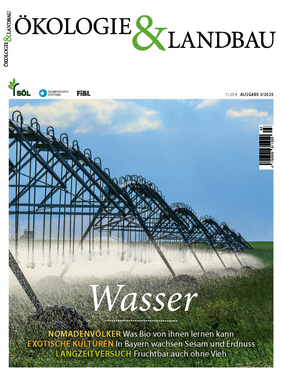 Cover der Zeitschrift Ökologieund Landbau, Ausgabe 3/2025.