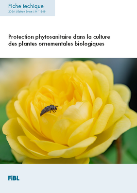 Protection phytosanitaire dans la culture des plantes ornementales biologiques.