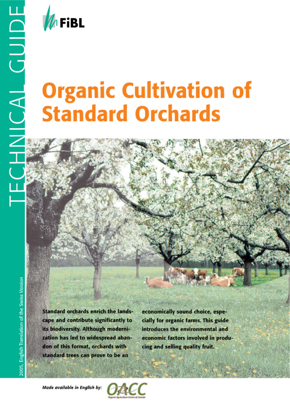 Cover Organic Cultivation of Standard Orchards