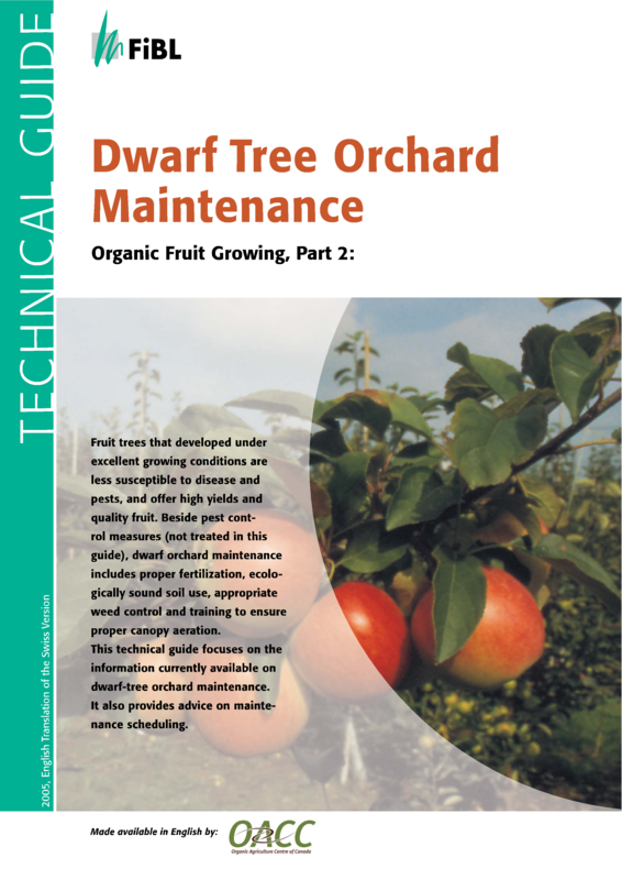 Cover Dwarf Tree Orchard Maintenance