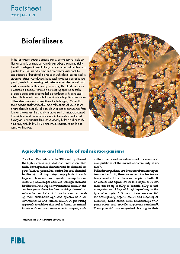 Cover Biofertilisers