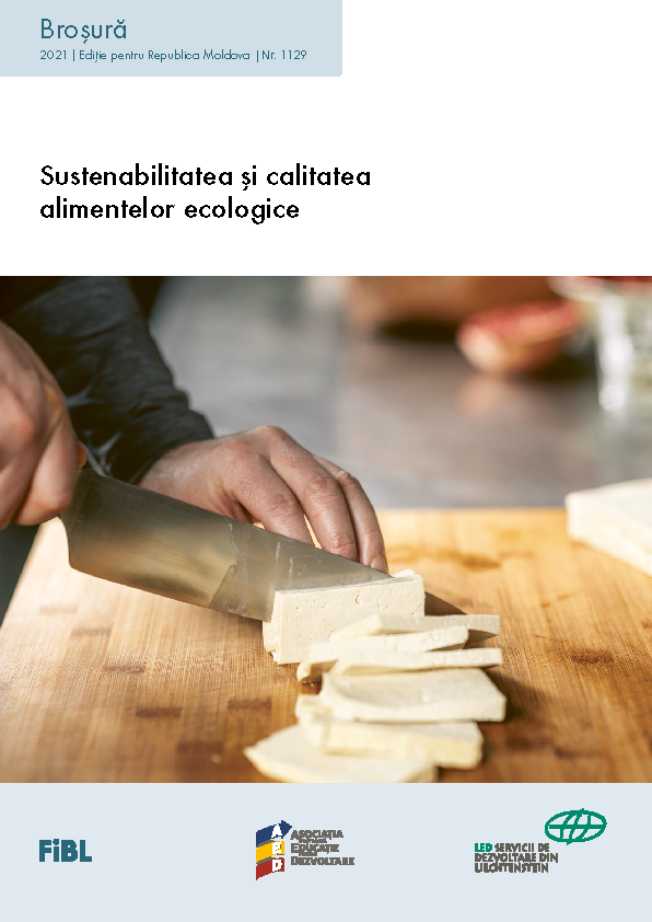 Cover: Sustenabilitatea și calitatea alimentelor ecologice
