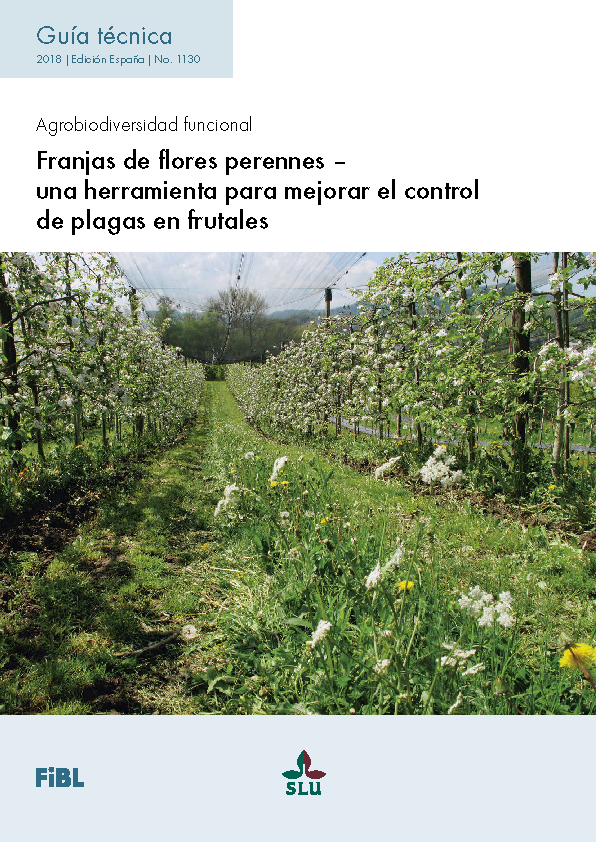 Cover: Franjas de flores perennes – una herramienta para mejorar el control de plagas en frutales