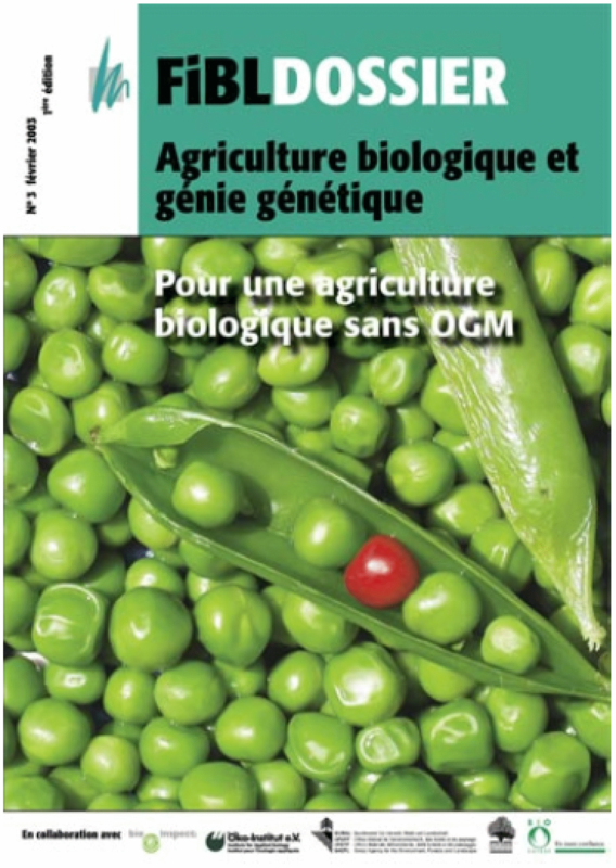 Cover: Agriculture biologique et génie génétique
