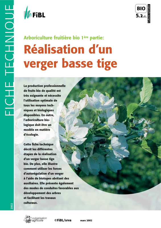 Arboriculture fruitière bio 1ère partie