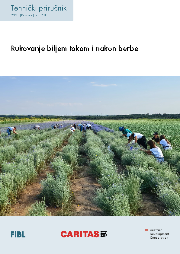 Cover: Rukovanje biljem tokom i nakon berbe