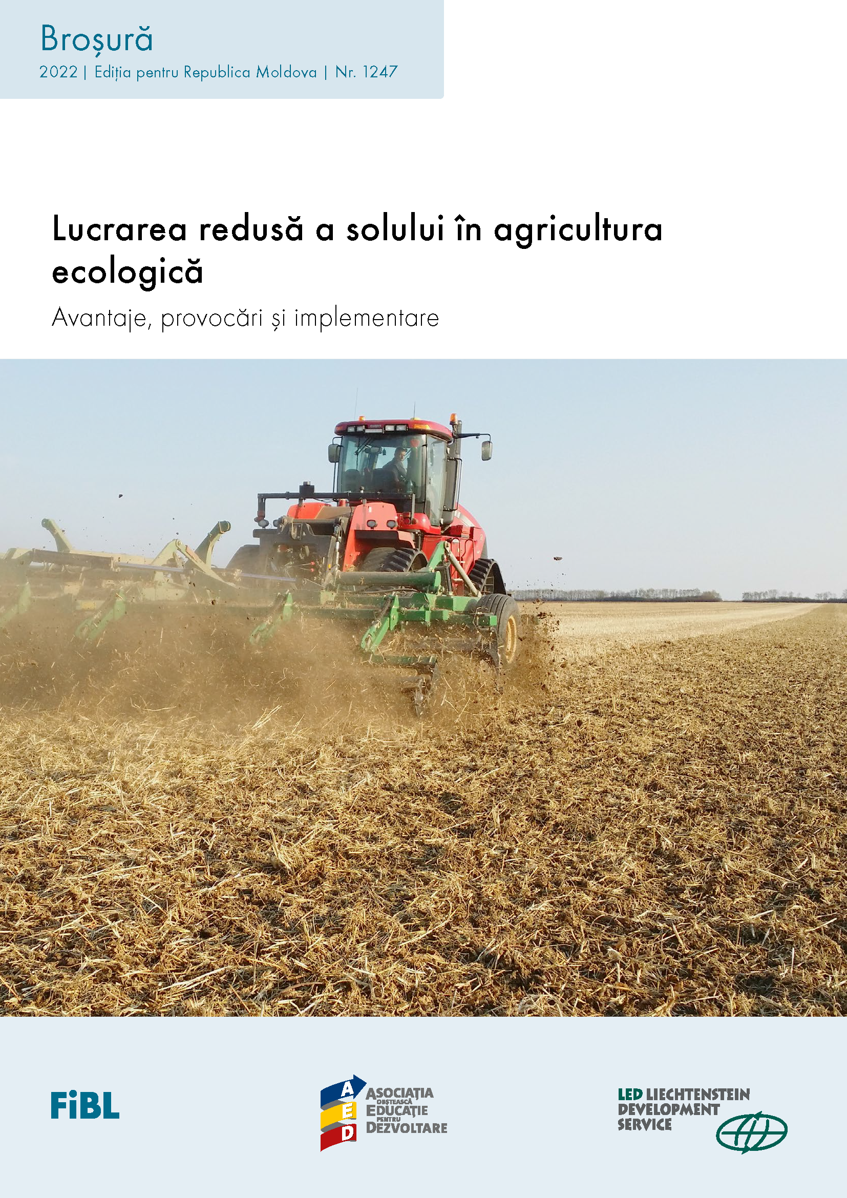 Cover: Lucrarea redusă a solului în agricultura ecologică