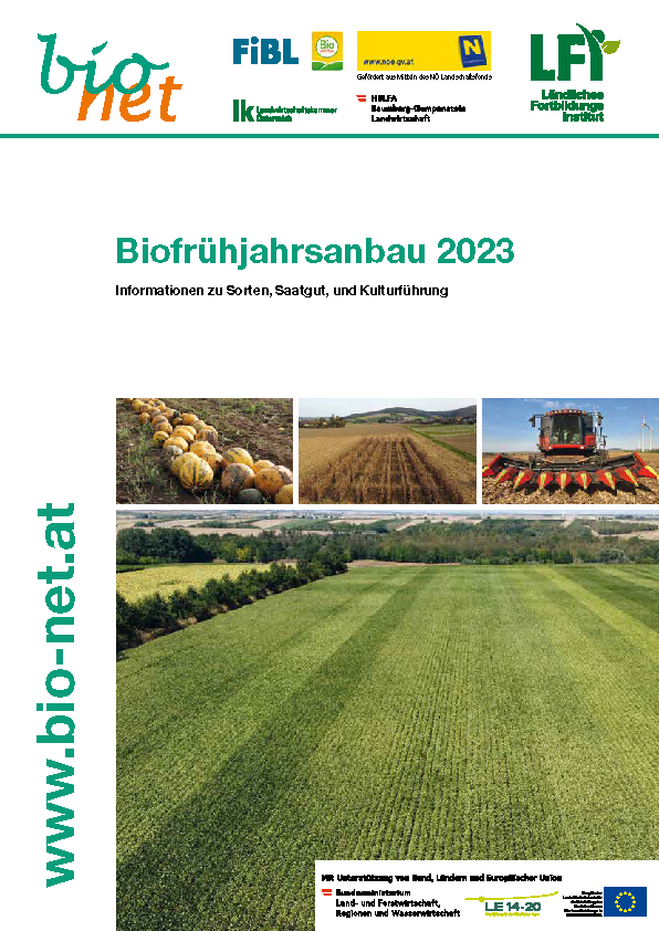 Cover "Biofrühjahrsanbau 2023"