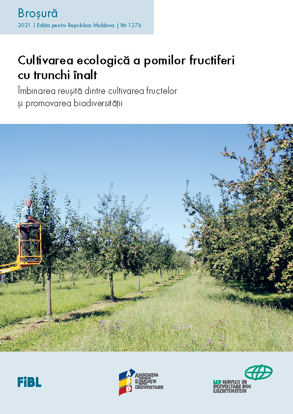 Cover "Cultivarea ecologică a pomilor fructiferi cu trunchi înalt"