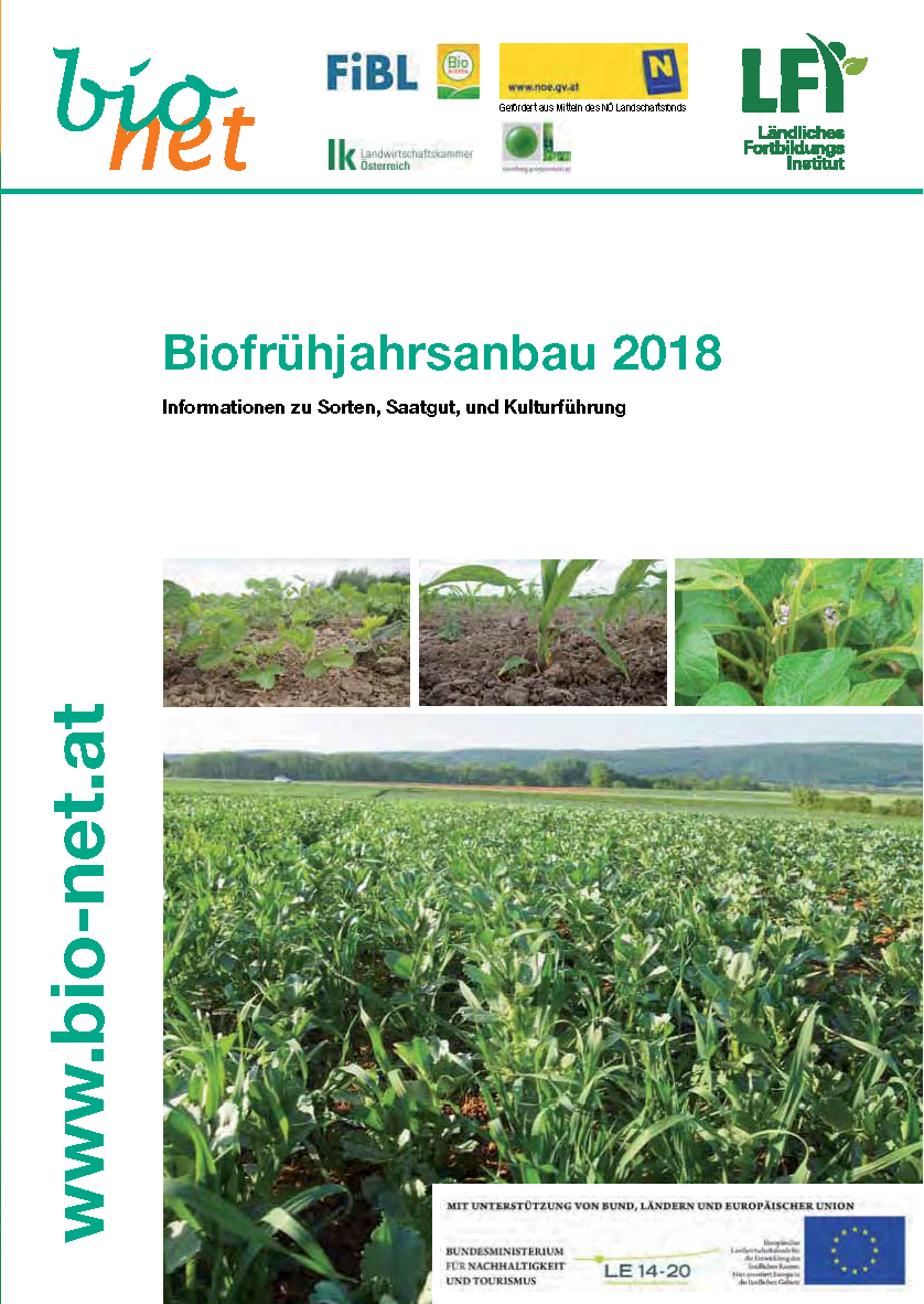 Biofrühjahrsanbau 2018