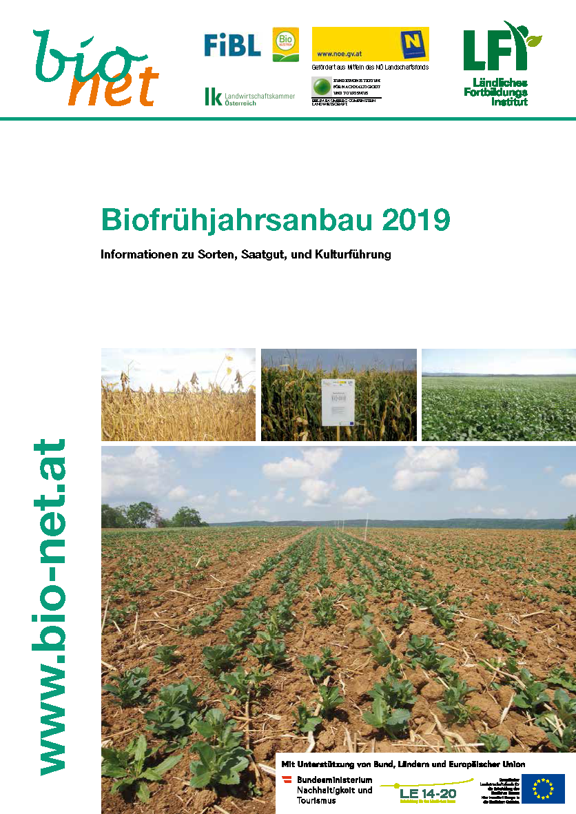 Biofrühjahrsanbau 2019