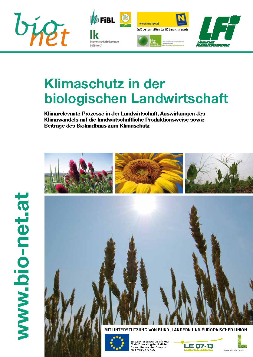 Cover: Klimaschutz in der biologischen Landwirtschaft