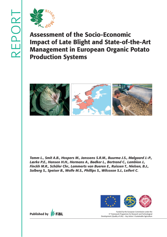 Cover: Assessment of the Socio-Economic Impact of Late Blight and State-of-the-Art Management in European Organic Potato Production Systems