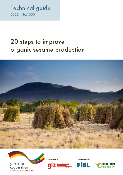 Cover: 20 steps to improve organic sesame production