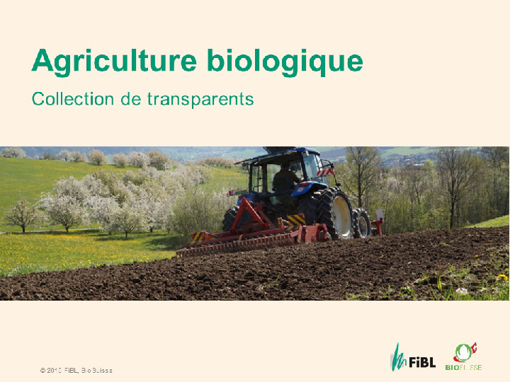 Collection de transparents sur l’agriculture biologique