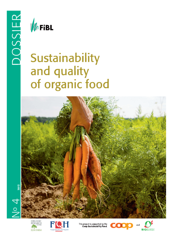 Cover: Sustainability and quality of organic food