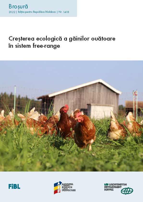 Cover Creșterea ecologică a găinilor ouătoare în sistem free-range