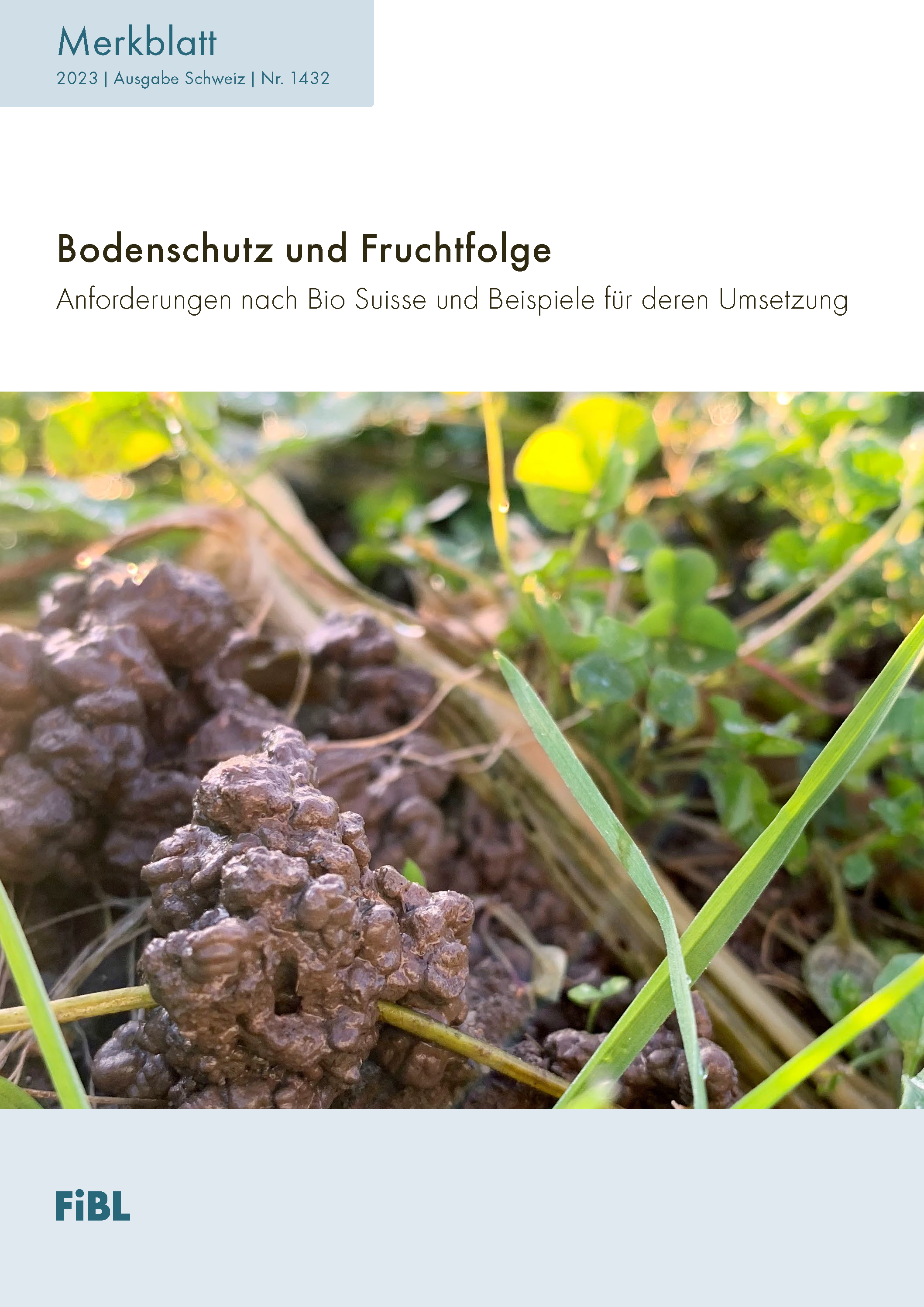 Cover: Bodenschutz und Fruchtfolge