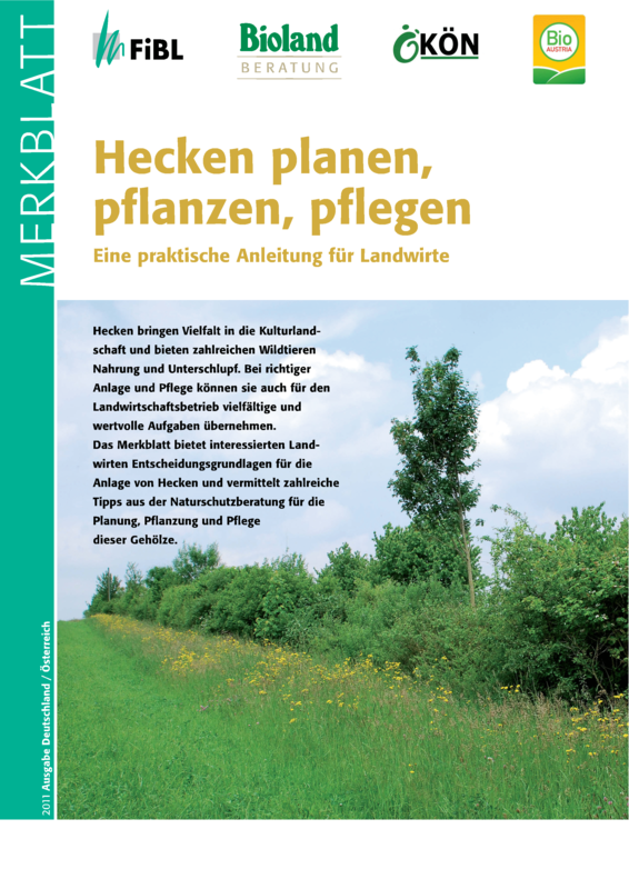 Cover: Hecken planen, pflanzen, pflegen