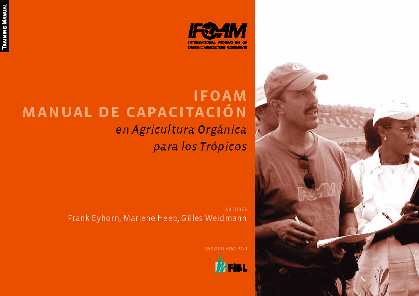 Cover: IFOAM Manual de capacitación en Agricultura Orgánica para los Trópicos (Manual básico)