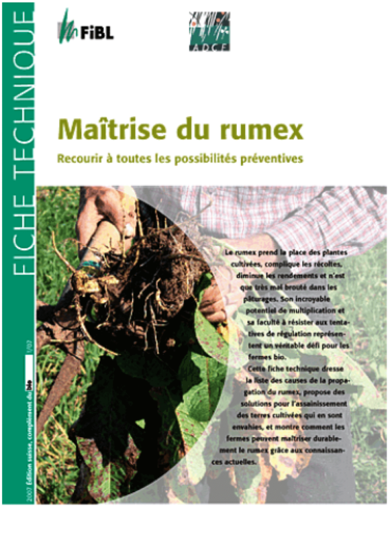 Cover: Maîtrise du rumex