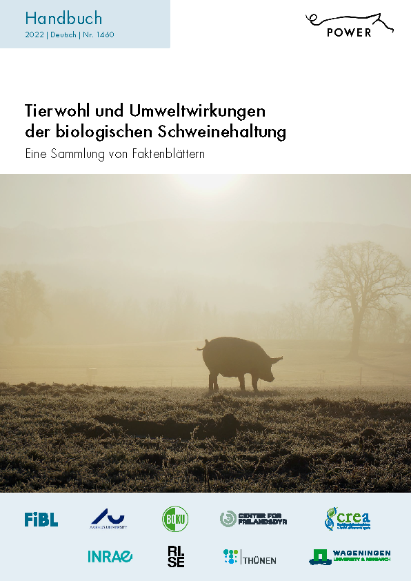 Tierwohl und Umweltwirkungen der biologischen Schweinehaltung