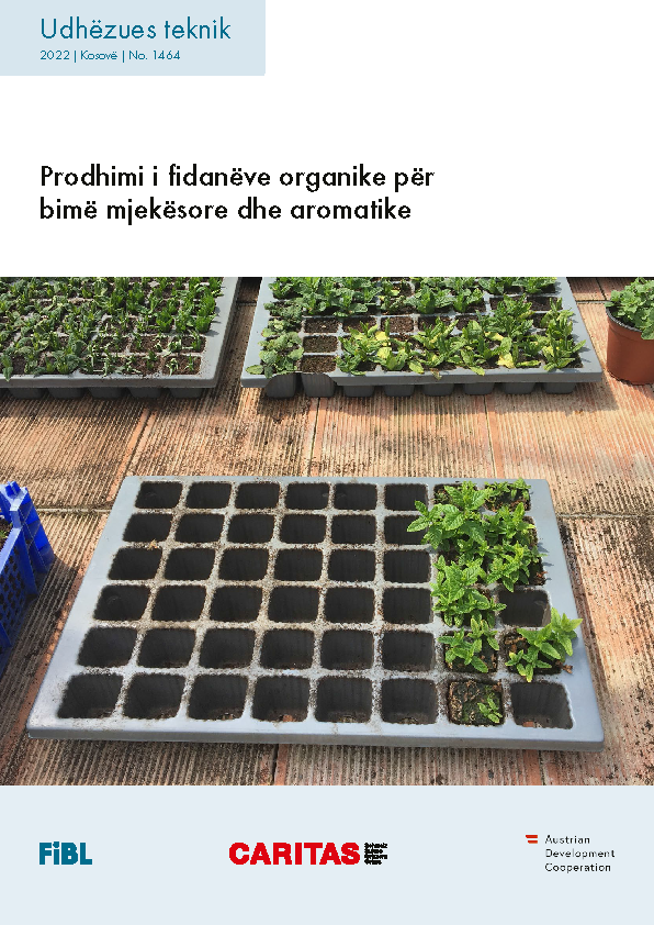 Cover: Prodhimi i fidanëve organike për bimë mjekësore dhe aromatik