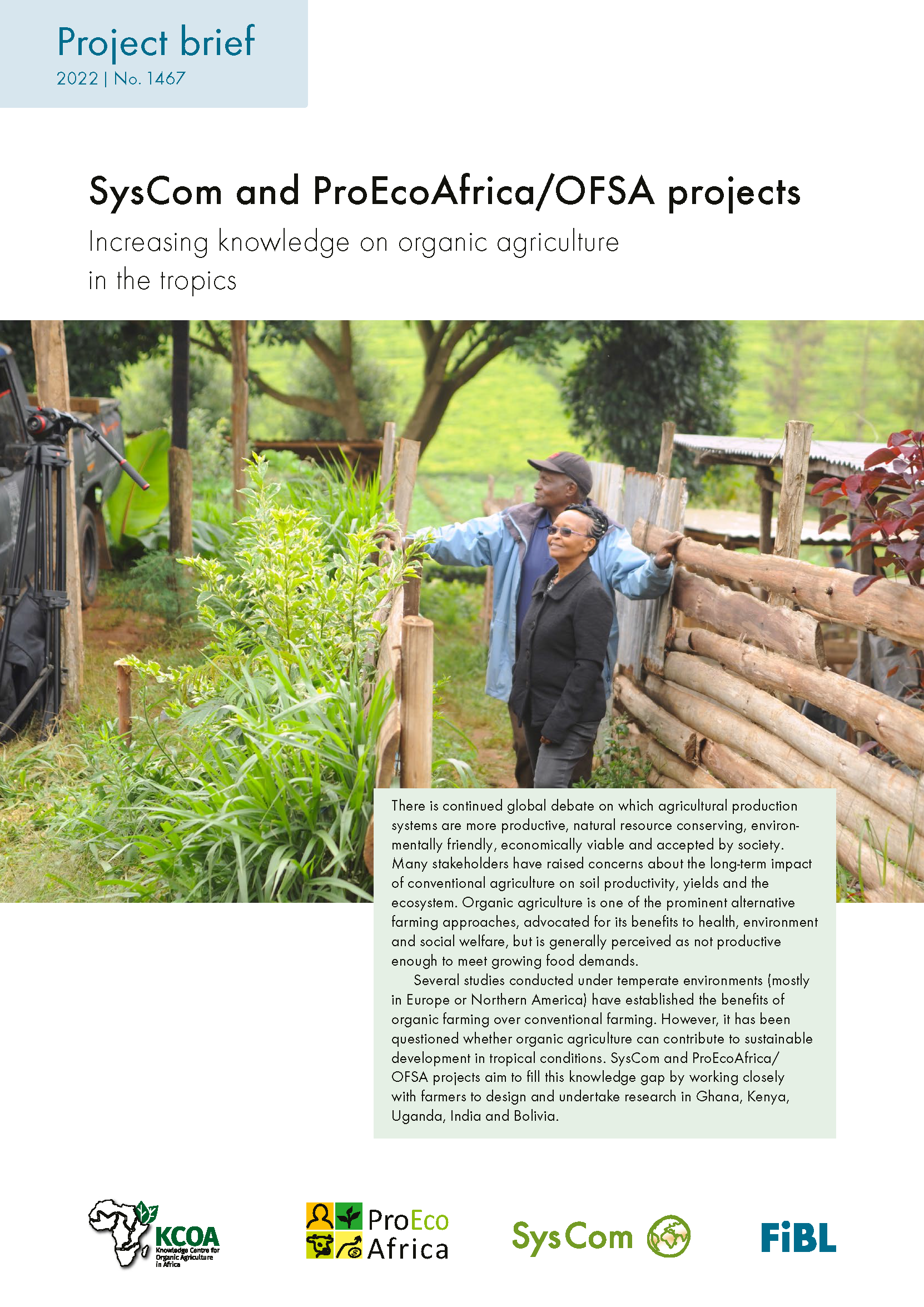 Cover: SysCom and ProEcoAfrica/OFSA projects