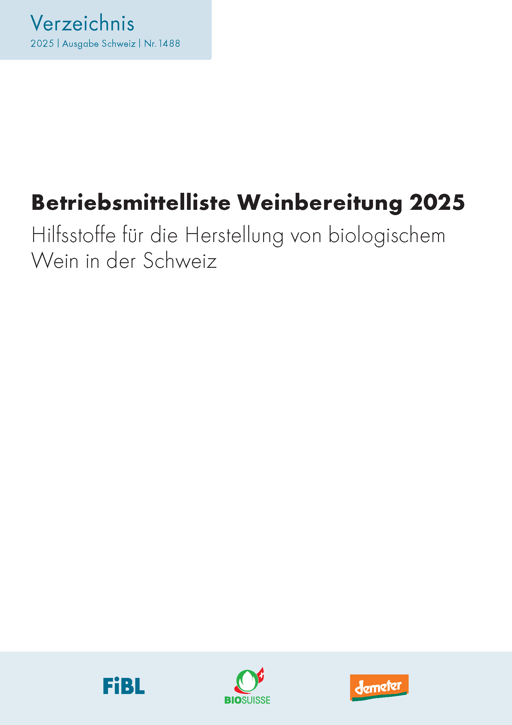 Betriebsmittelliste Weinbereitung 2024